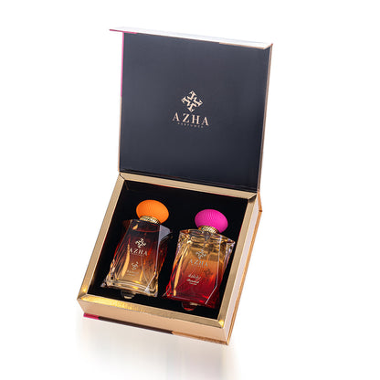 طقم هدايا أزهى قطعتين  - رمشة + ريناد