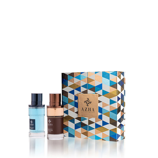 طقم هدايا أزهى قطعتين - آشز أوف ذا مون + أوشن بريز