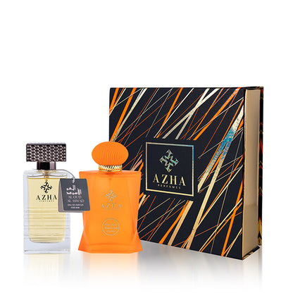 طقم هدايا أزهى قطعتين  - العود الأسود + أربيان ليدي