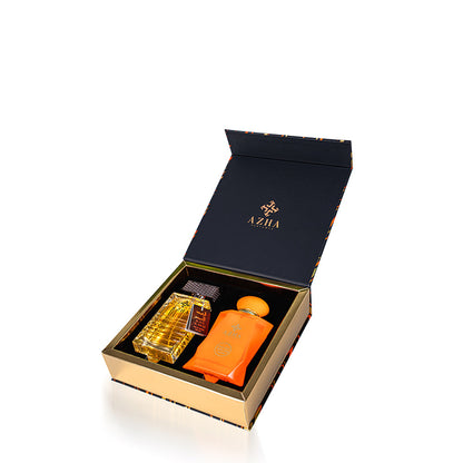 طقم هدايا أزهى قطعتين  - العود الأسود + أربيان ليدي